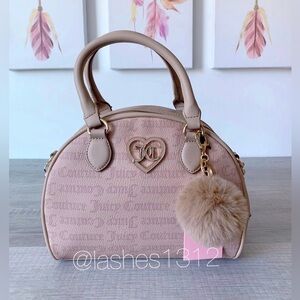 JUICY COUTURE Bag Flawless Dome Crossbody Satchel - Beige